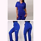 Dúo Clínico Delantal Elasticado + Pantalón PM Azul Rey - Miniatura 1