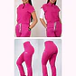 Dúo Clínico Delantal Amapola + Pantalón Flexxy Fucsia - Miniatura 1