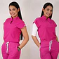 Dúo Clínico Delantal Amapola + Pantalón Flexxy Fucsia - Miniatura 2