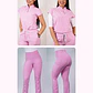 Dúo Clínico Delantal Amapola + Pantalón Flexxy Rosado - Miniatura 1