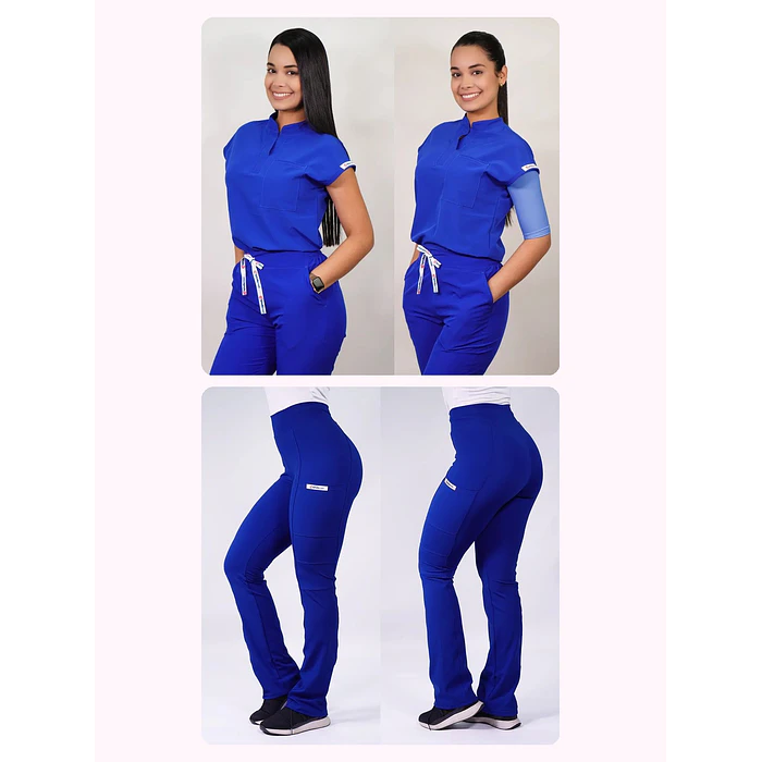 Dúo Clínico Delantal Amapola + Pantalón Flexxy