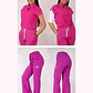 Dúo Clínico Delantal Amapola + Pantalón Roma Fucsia - Miniatura 1