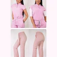 Dúo Clínico Delantal Amapola + Pantalón Roma Rosado - Miniatura 1