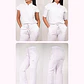 Dúo Clínico Delantal Amapola + Pantalón Roma Blanco - Miniatura 1