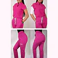 Dúo Clínico Delantal Amapola + Pantalón PM Fucsia - Miniatura 1