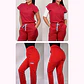 Dúo Clínico Delantal Amapola + Pantalón PM Rojo - Miniatura 1
