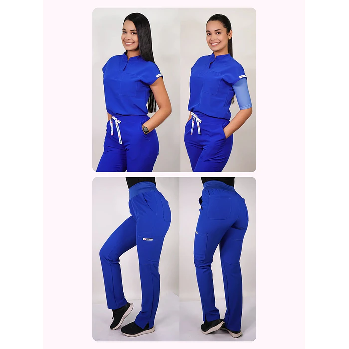 Dúo Clínico Delantal Amapola + Pantalón PM