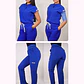 Dúo Clínico Delantal Amapola + Pantalón PM Azul Rey - Miniatura 1