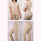 Dúo Clínico Delantal Cuello V + Pantalón Spandex Beige - Miniatura 1