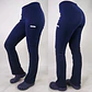 Dúo Clínico Delantal Cuello V + Pantalón Spandex Azul Marino - Miniatura 3
