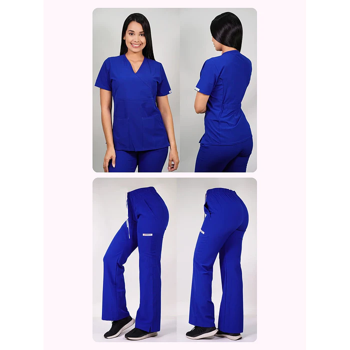 Dúo Clínico Delantal Cuello V + Pantalón Roma