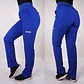 Dúo Clínico Delantal Cuello V + Pantalón PM Azul Rey - Miniatura 3
