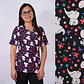 Delantal Elasticado Estampado Mujer Ositos Negro - Miniatura 1