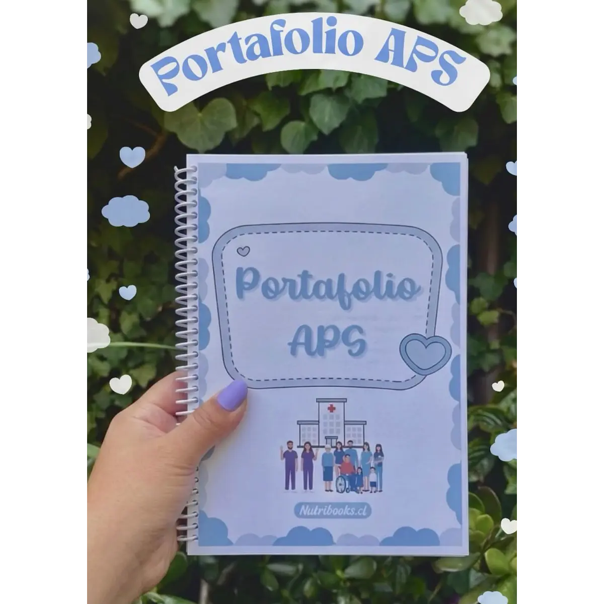 Libreta Portafolio APS — libreta de bolsillo para estudiantes de enfermería | Enfermera Rosada (1)