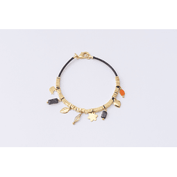 Pulsera Piedras y Colgantes