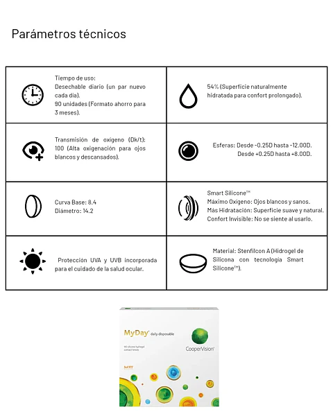 MyDay daily disposable (30 unidades)