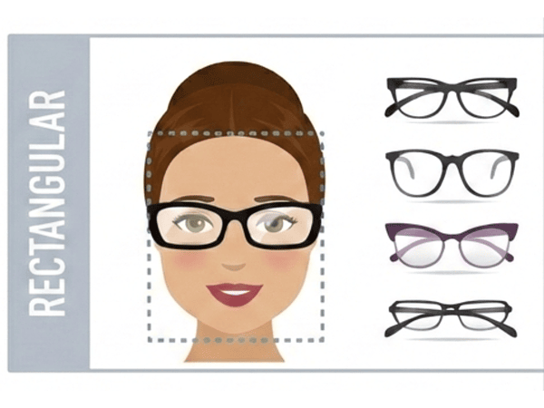 Rostro Rectangular: Elegancia y Estructura Vertical