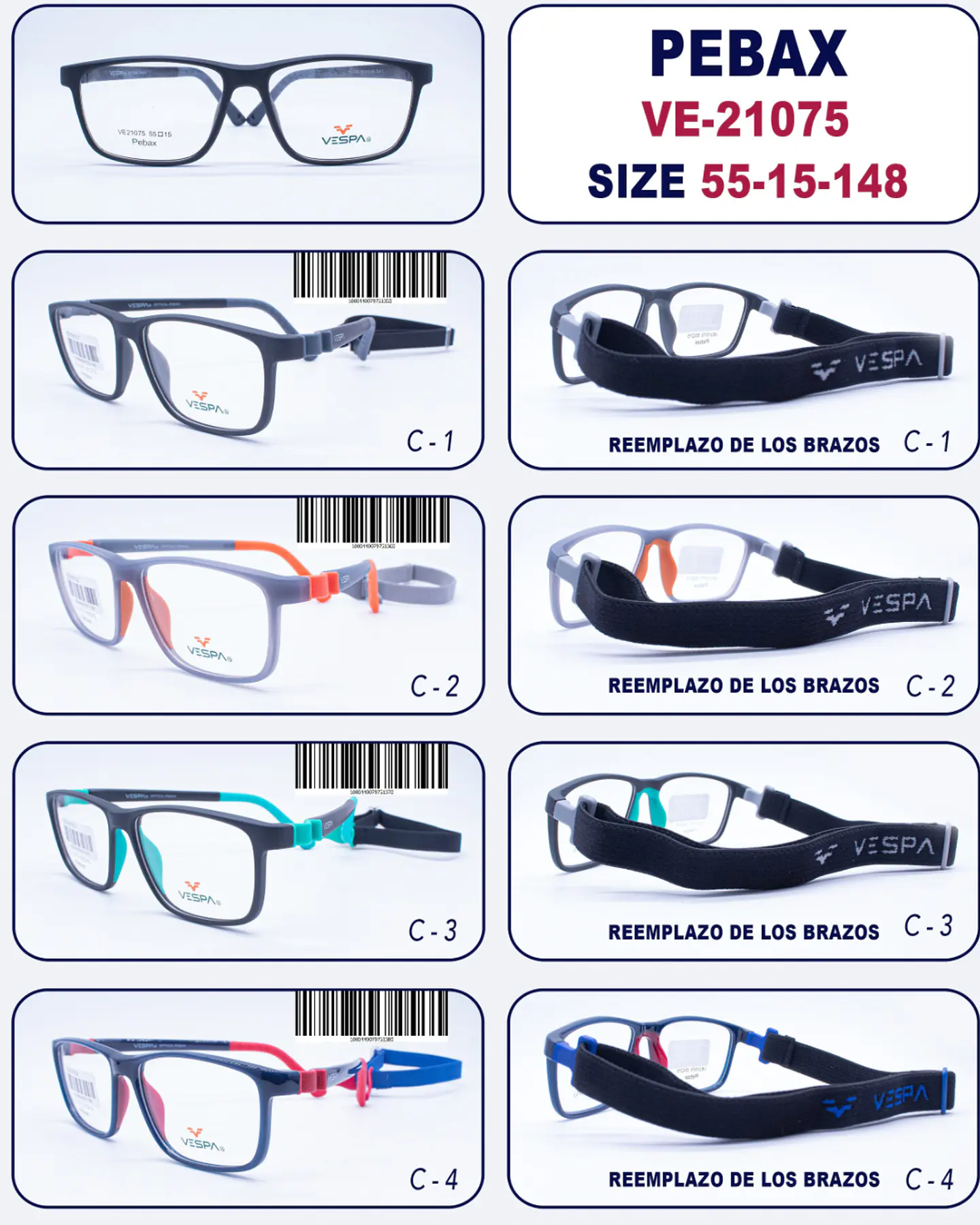 Armazón Juvenil/Adulto Vespa VE-21075 2