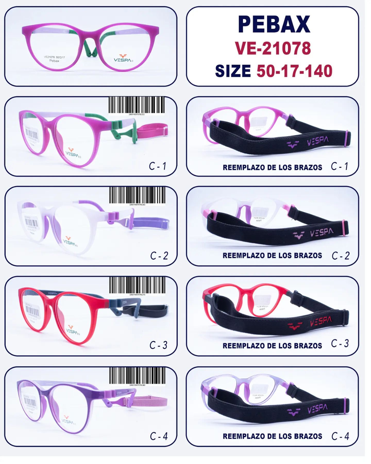 Armazón Infantil/Junior Vespa VE-21078 2