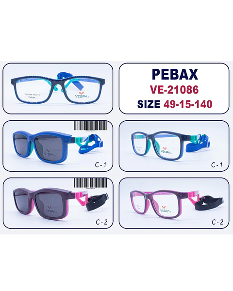 Armazón Infantil Vespa VE-21086 con Clip-on Solar