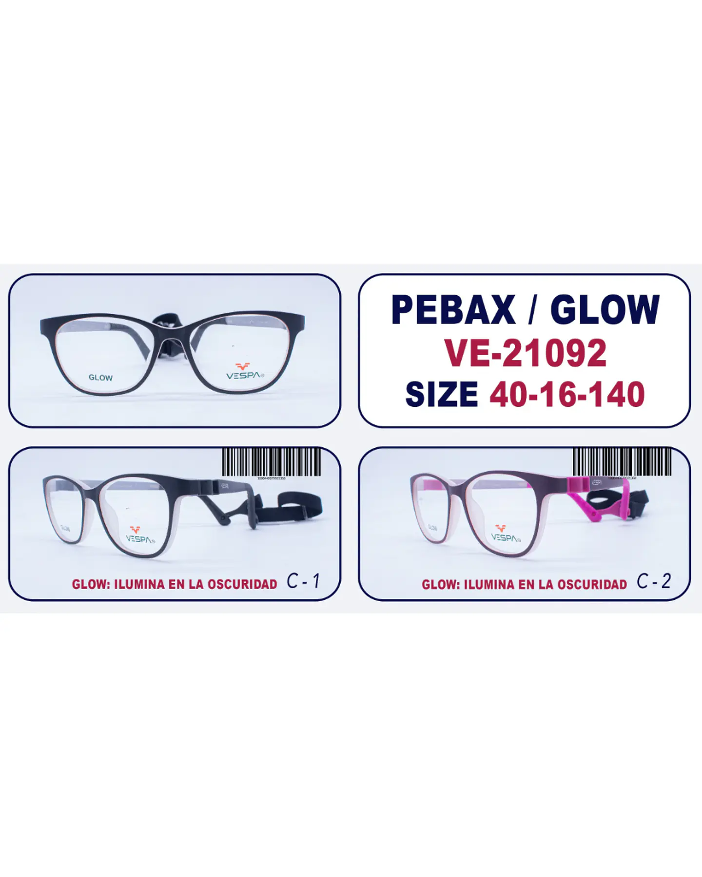 Armazón Pediátrico Vespa VE-21092 GLOW 2