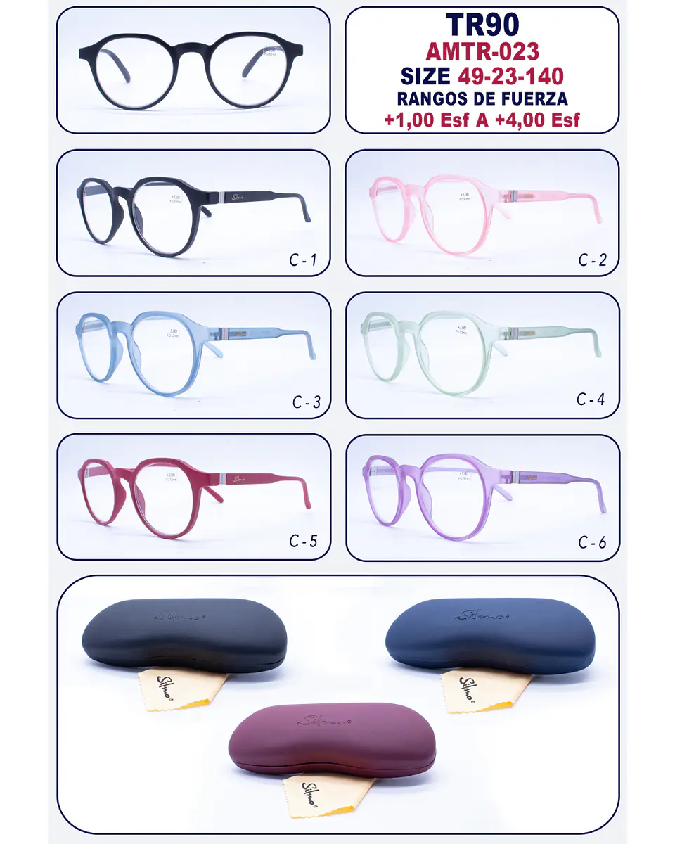 Lente de Presbicia AMTR-023 TR90 2