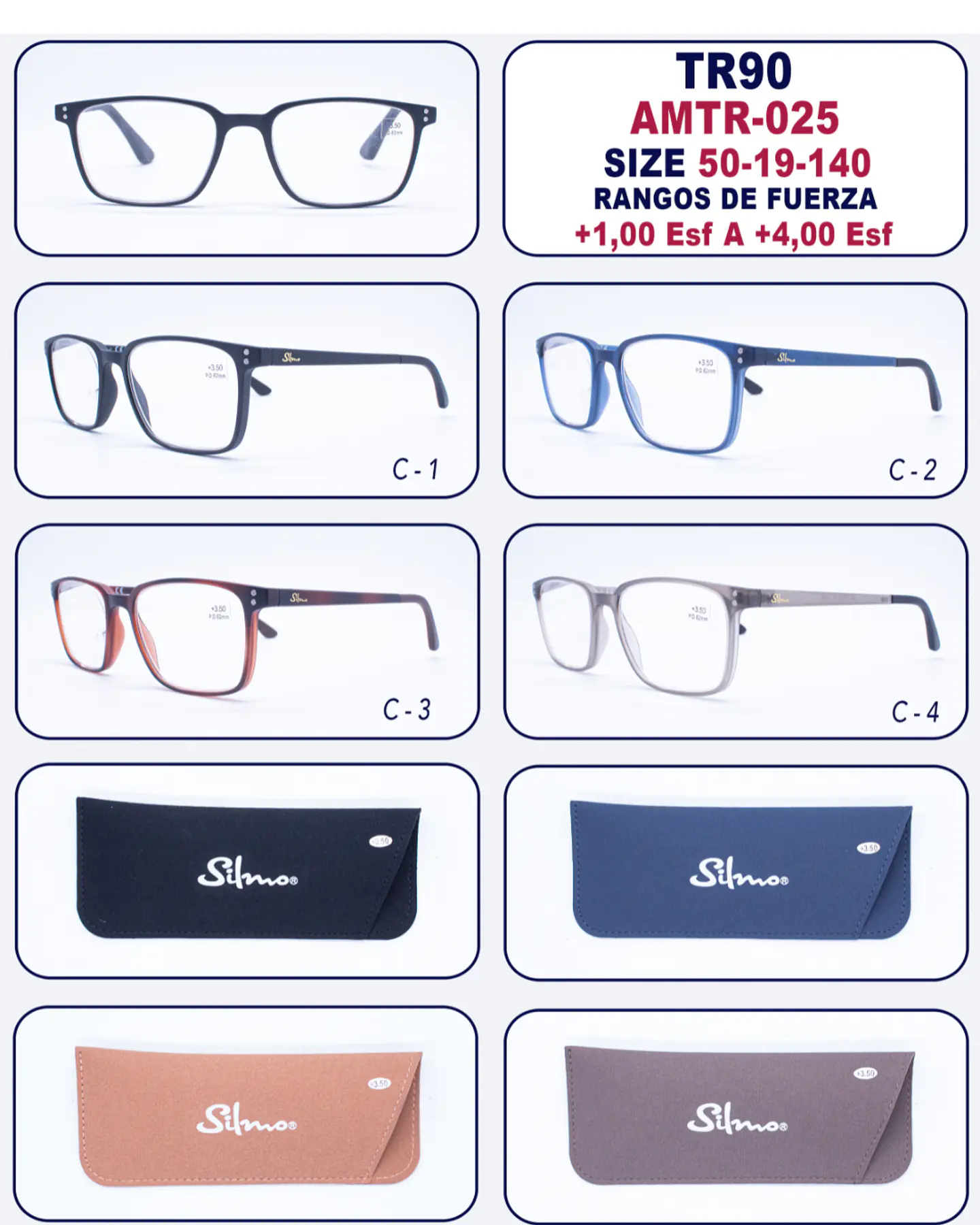 Lente de Presbicia AMTR-025 TR90 2