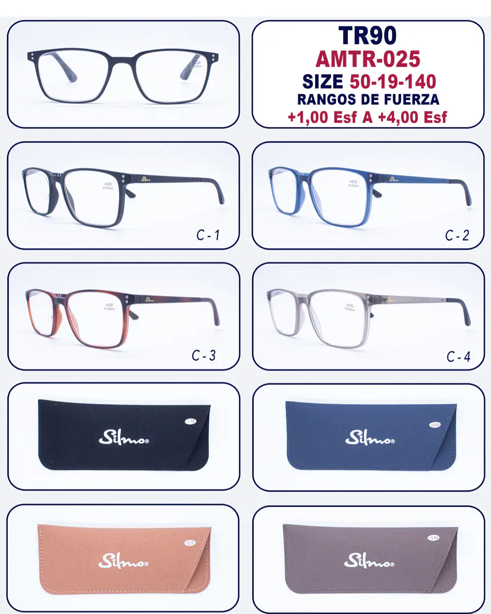 Lente de Presbicia AMTR-025 TR90 2