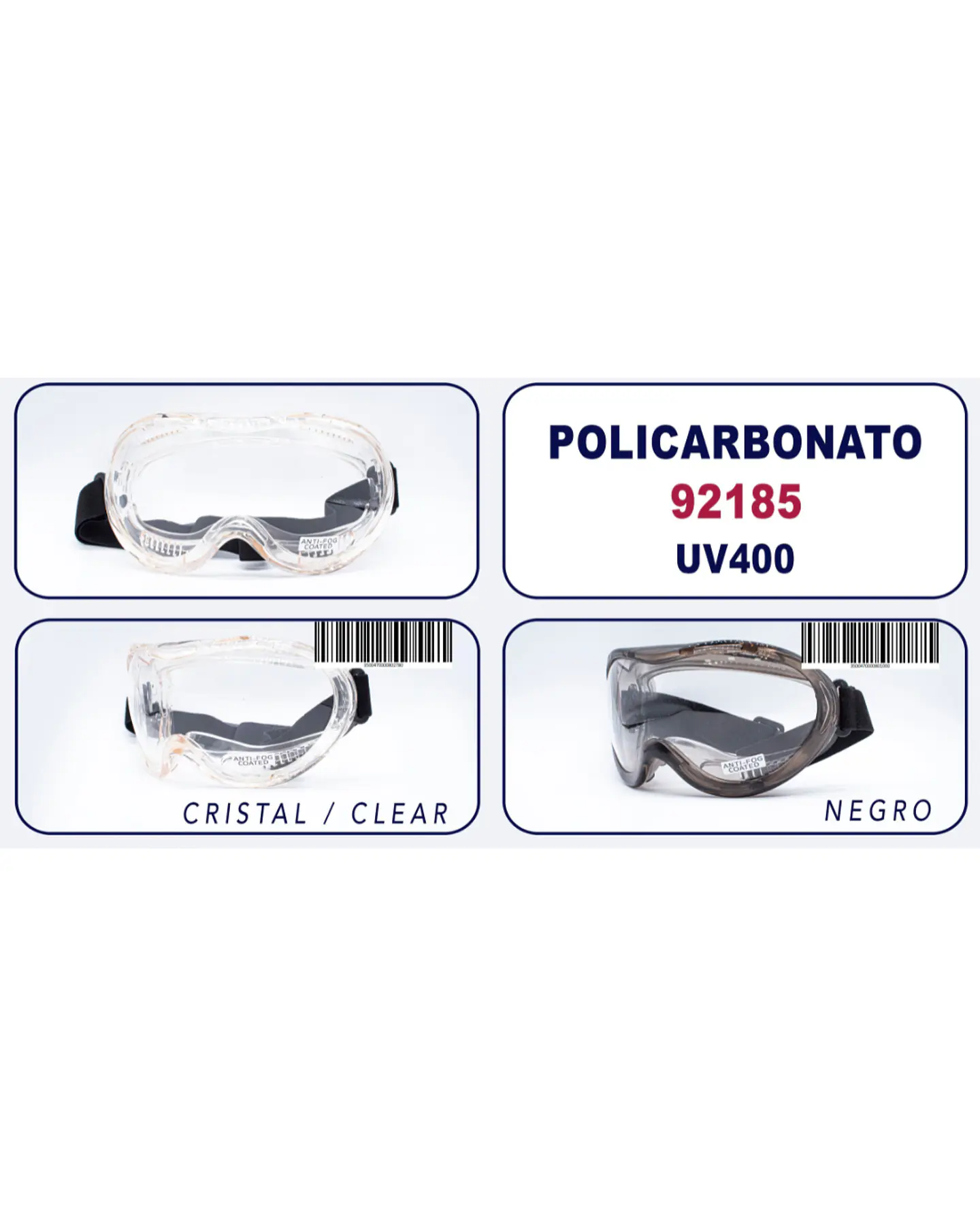 Antiparra de Seguridad 92185 Anti-Fog 2