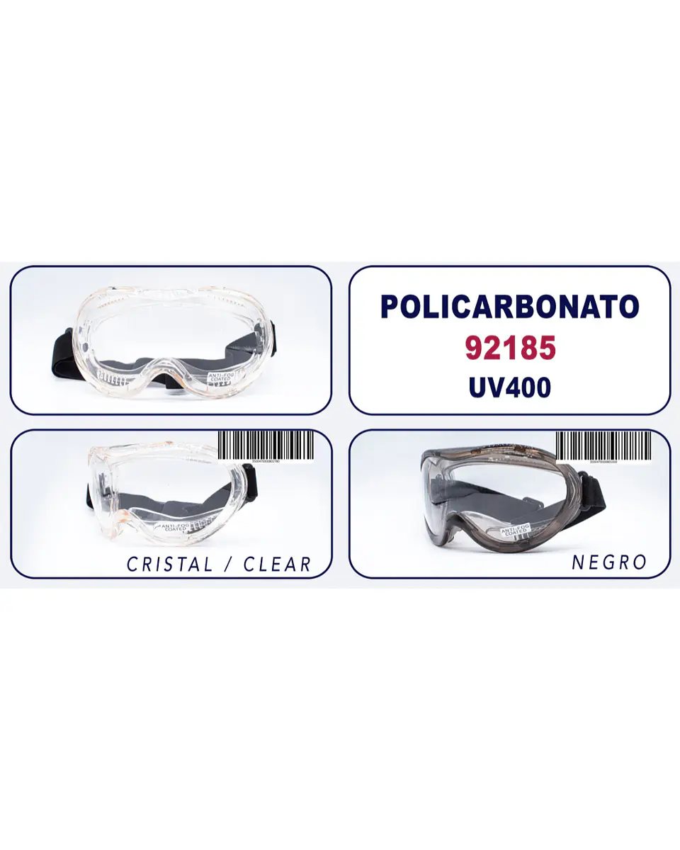 Antiparra de Seguridad 92185 Anti-Fog 2
