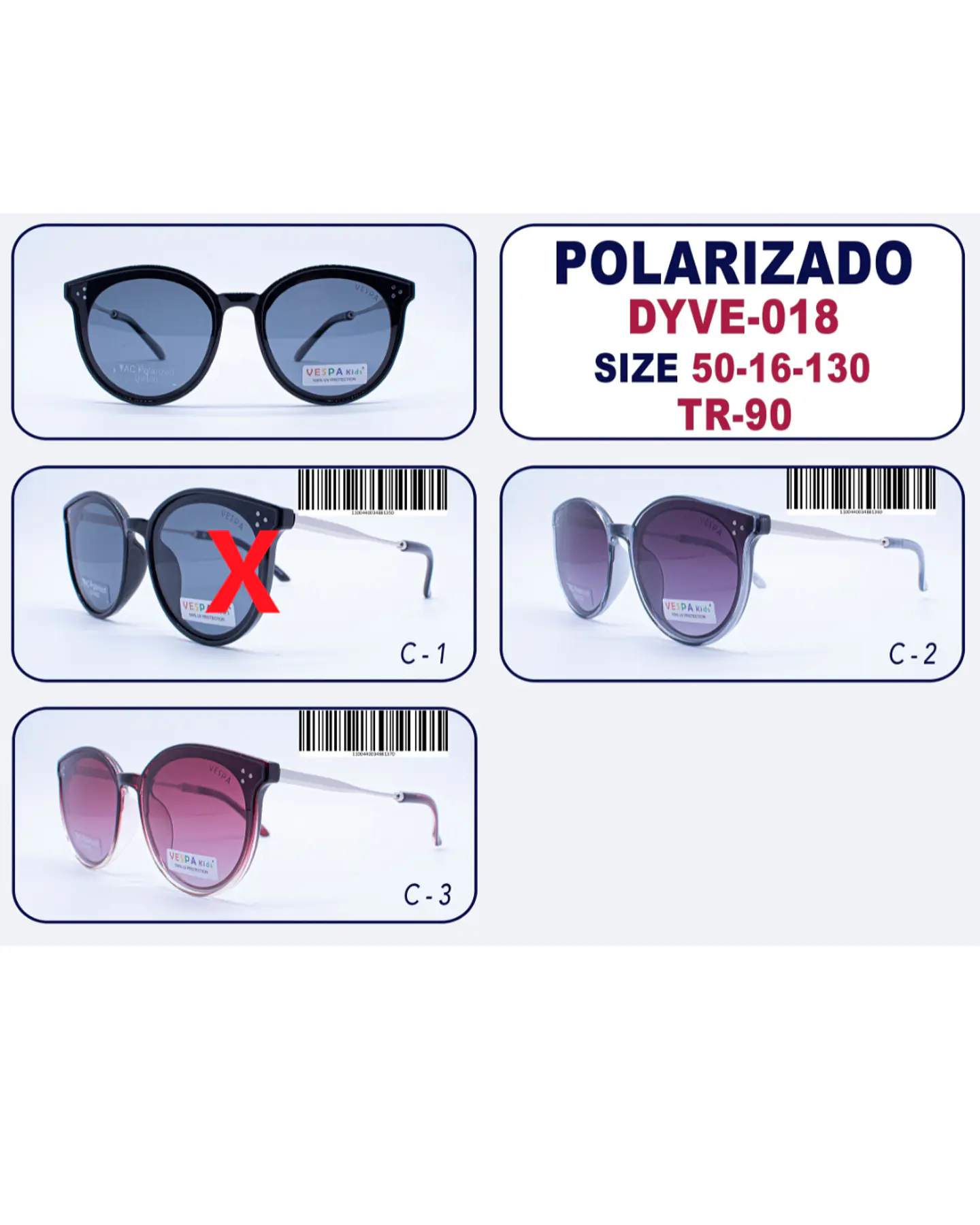 Gafa de Sol Vespa Kids DYVE-018 2