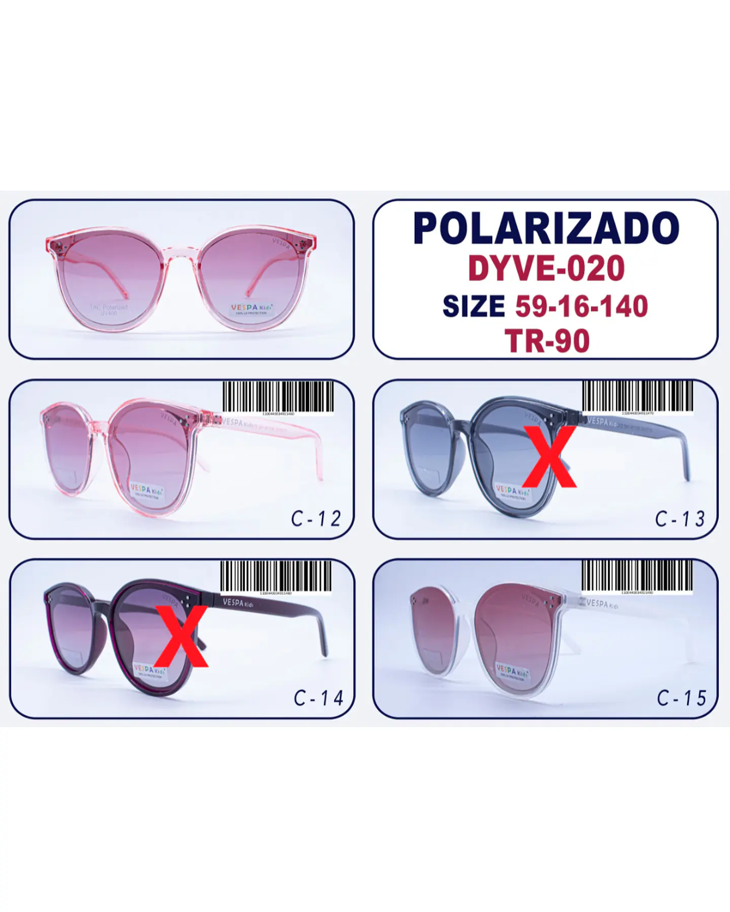 Gafa de Sol Vespa Kids DYVE-020 2