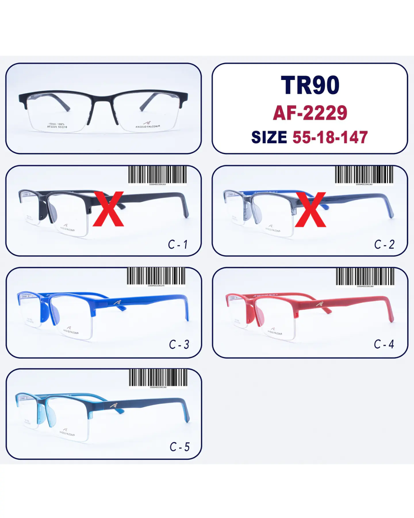 Armazón Óptico Angelo Falconi AF-2229 2