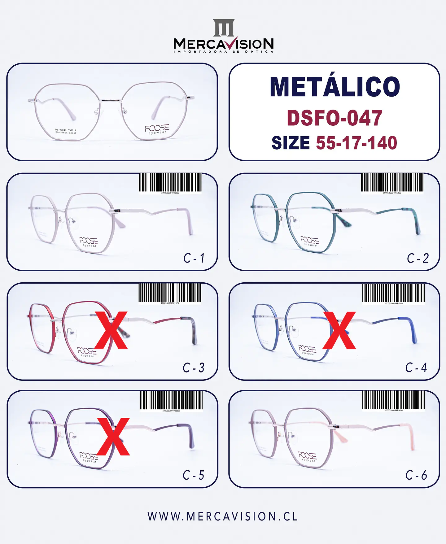 Armazón Metálico Foose DSFO-047 2