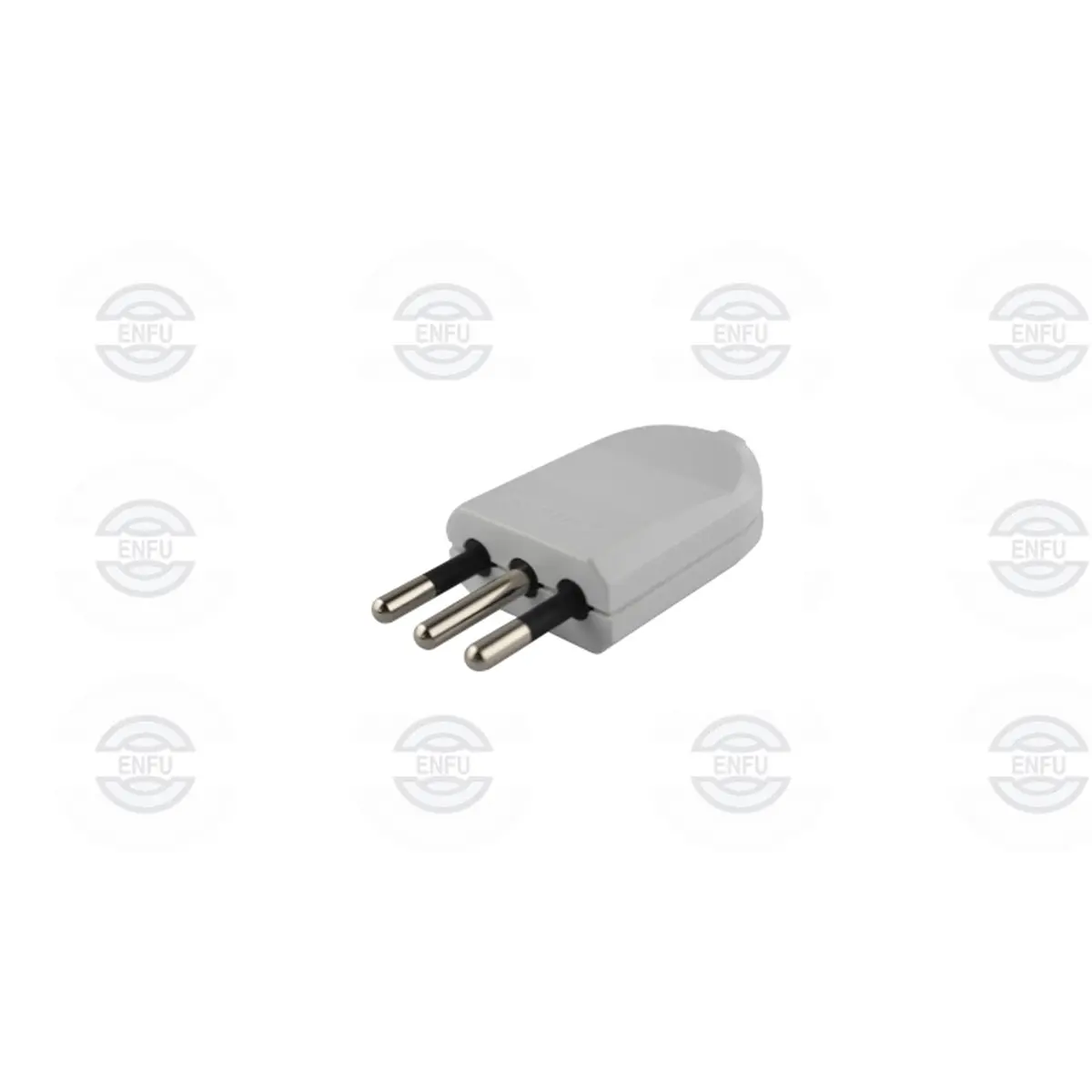 Pack De 3 Enchufes Macho Planos Europeos - Extraplanos, Con Asa Plegable, 250V 16A