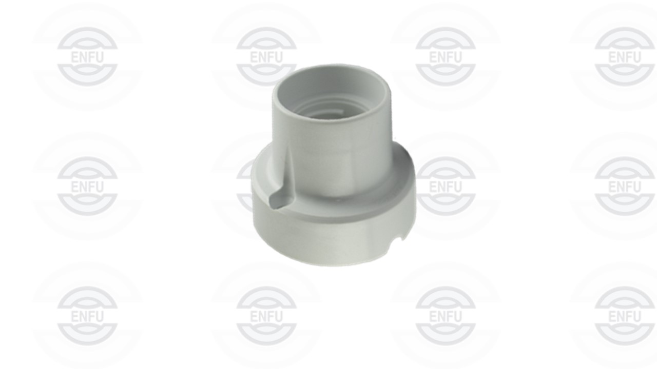 Base Recta E-27 plástica clara Mec