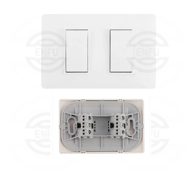 Interruptor Doble 9/15 Bticino Lúzica Blanco  