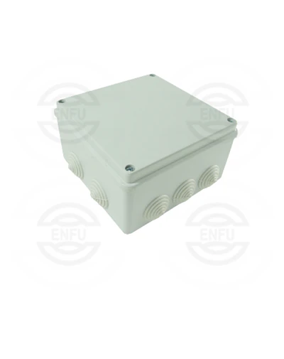 Caja estanca 150x150x80 IP 54, 10 con conos