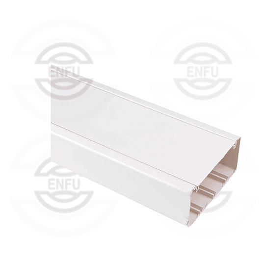 Canaleta blanca de PVC 100x50mm 2 Metros