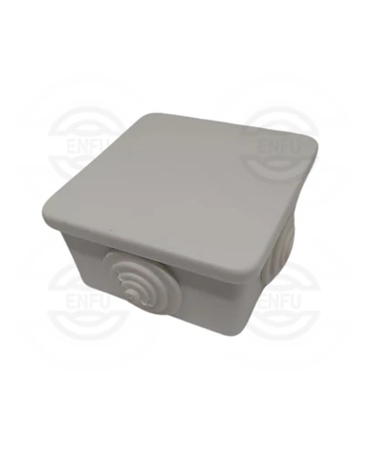 Caja estanca 70x70x35 IP 54 Cierre a presión. 4 Conos