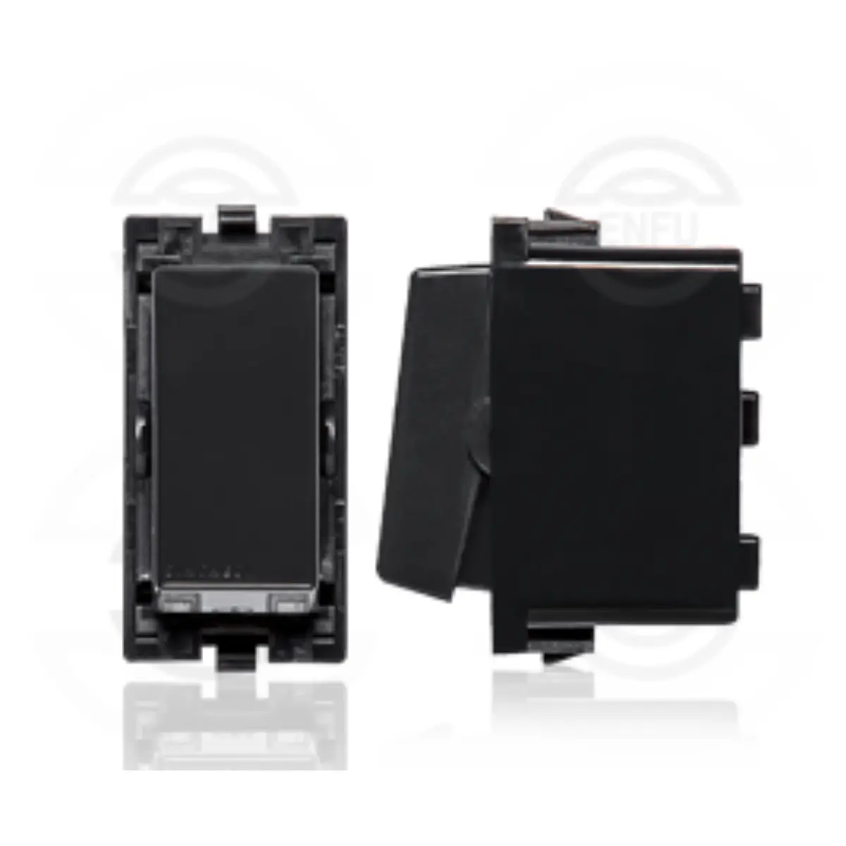 Módulo interruptor 9/24 noir S17 Sinthesi