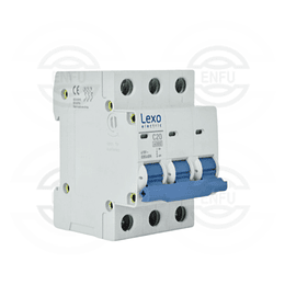 Interruptor automático trifásico 3x20A, 6kA Lexo