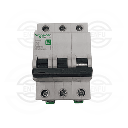 Interruptor automático trifásico 3P 10A C 6000A Easy 9 MCB 