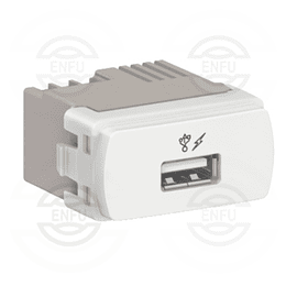 Módulo USB 2.0 1A 250V blanco Miluz Schneider Electric 