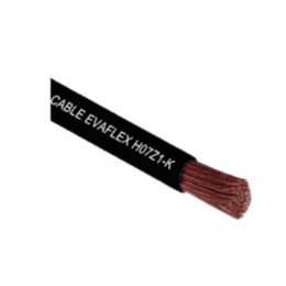 Cable Negro EVA libre de halógenos 2,5mm (H07Z1-K) 10mt