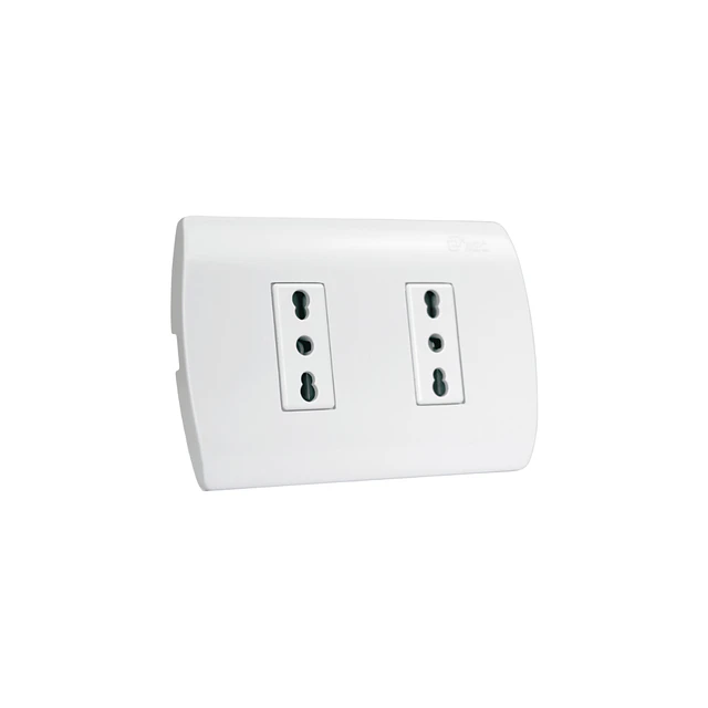 Enchufe Duplex compacto 10/16A Aris Pro MEC CERTIFICADO 1
