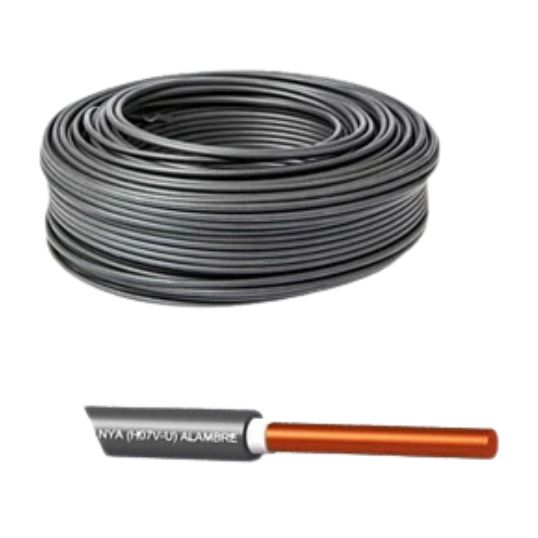 ALAMBRE H07V (NYA) 2,5MM NEGRO 102839 (Rollo 100 MTS)
