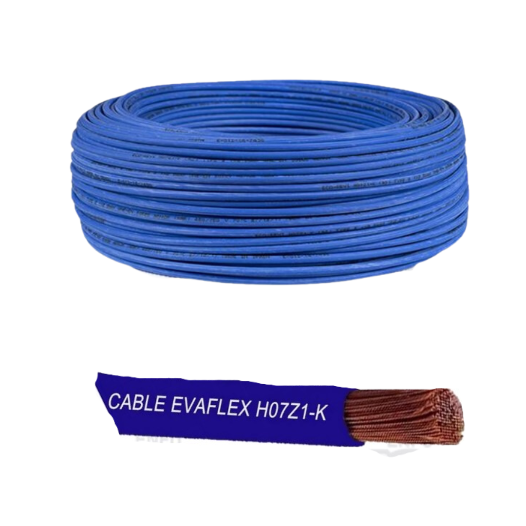 Cable Eva 4,0mm² Libre de Halógenos H07Z1-K Rollo 100 metros