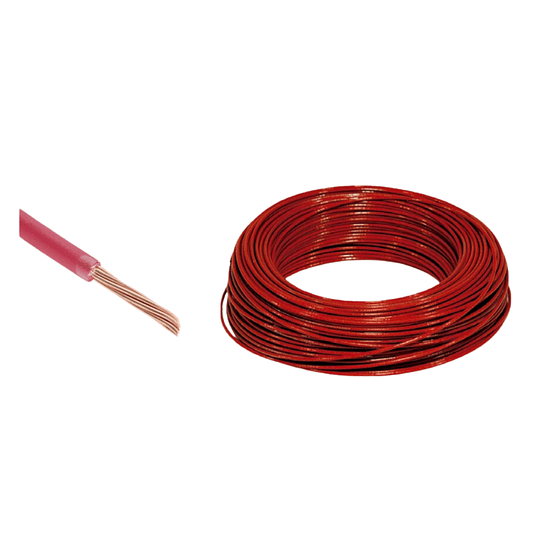Cable Rojo THHN 12 AWG(3,31mm)-100m