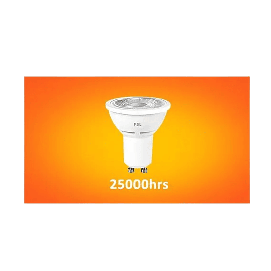 Ampolleta Led GU-10 6w-luz cálida (3000k)